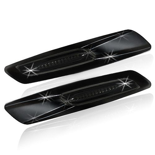 products/296/bmw e60 piano black migavci.jpg - LED SIJALICE, BOCNI DYNAMIC MIGAVCI - BMW - PIANO BLACK - SMOKE LENS PL202011076 - Xenon Svetla Beograd